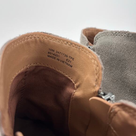 Frye Judith Ankle Bootie Taupe 10 - Picture 9 of 12